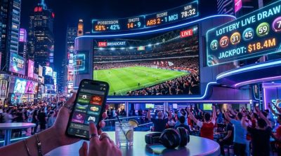 digital entertainment with football 400x223 - Entertainment Value of Lottery Games and Live Football Matches